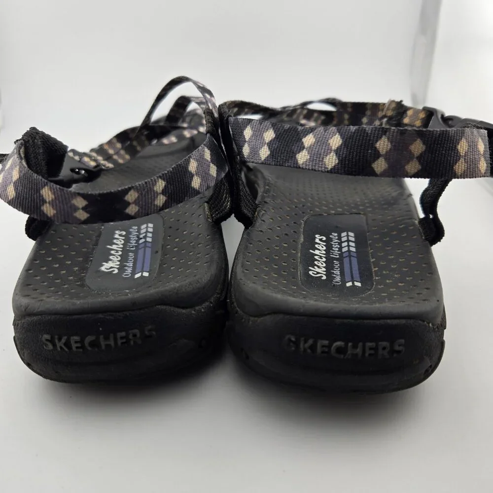 🌿 Skechers Boho Woven Outdoor Hiking Sandals | Women’s Size 11 (Measured) | Wat